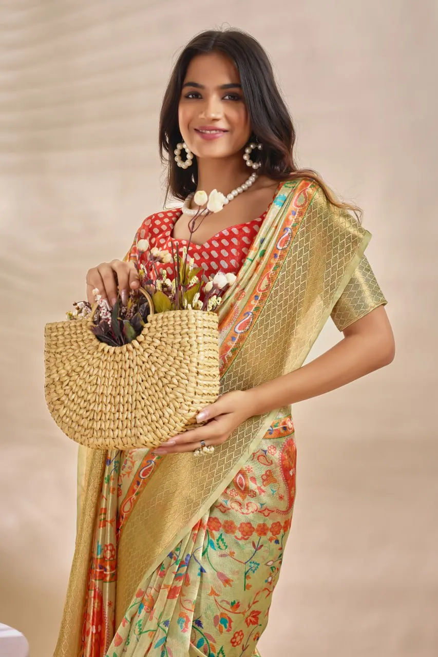Soft Silk Saree - Image 8 in Surat